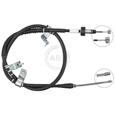 Edición Limitada Cable de accionamiento, freno de estacionamiento A.B.S. K10043